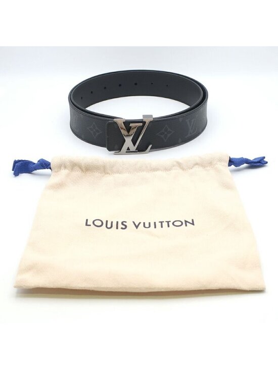 Louis Vuitton Tenture Ceinture Monogram Eclipse Black Belt Calf Leather main image 5